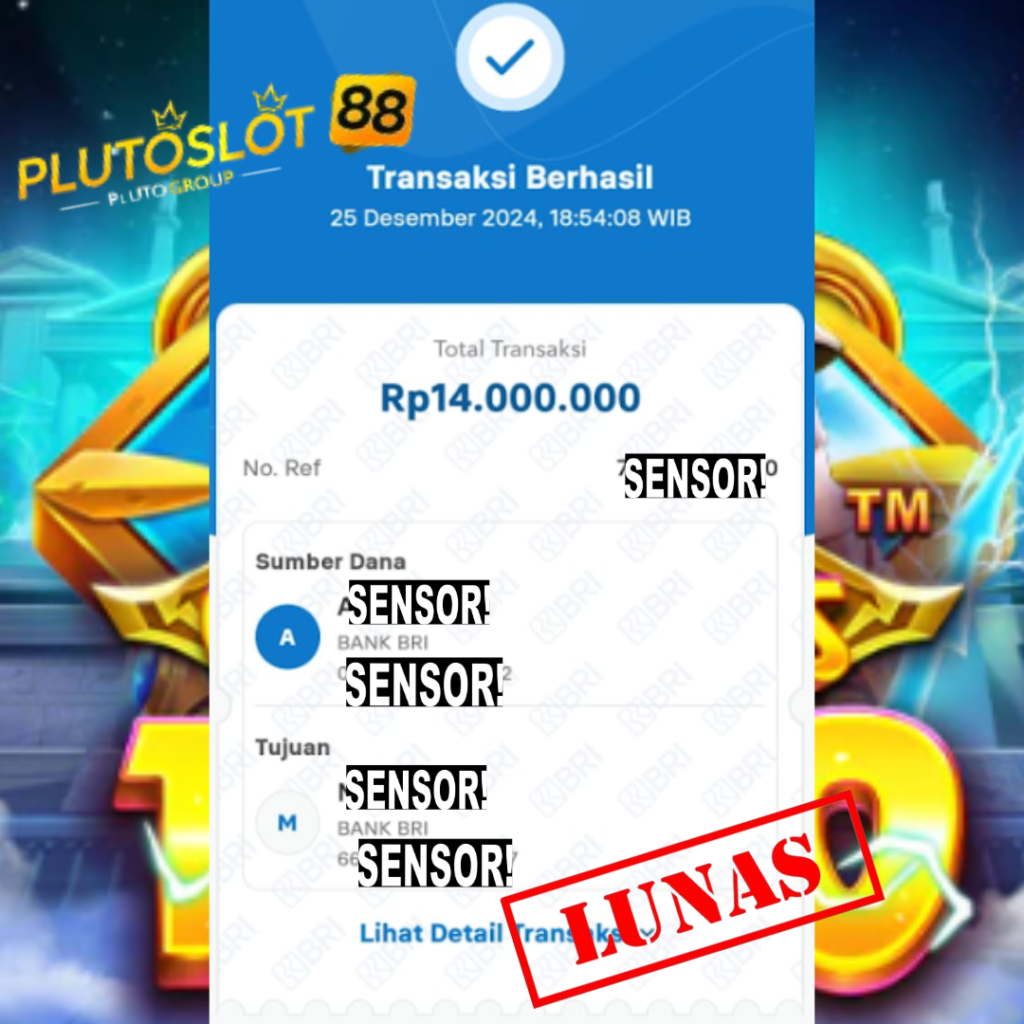 PLUTOSLOT88 - kemenangan berapapun di bayar dengan lunas dan tuntas